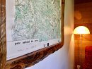 relief map in living area