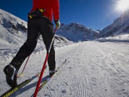 cross country skiing french alps