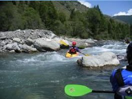 kayak and rafting in french alps