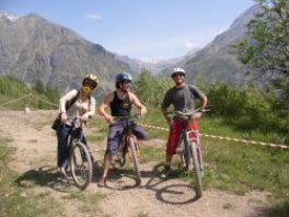 mountain biking french alps