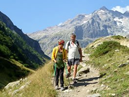 walking holidays in the french alps