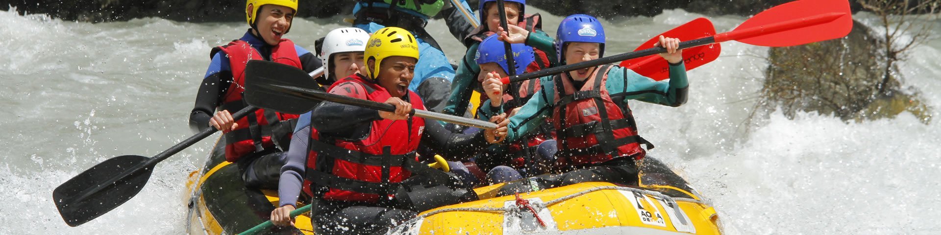 White water rafting in the Durance