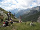 Stunning vistas abound when walking in the French Alps
