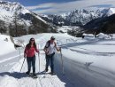 snowshoeing nevache