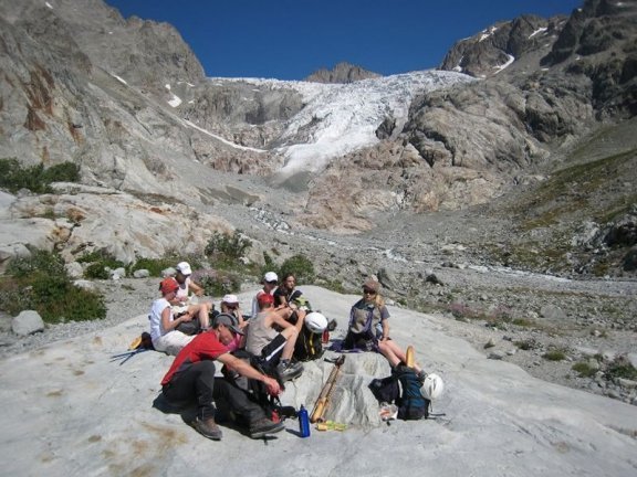 Glacier blanc a family walk with crampons